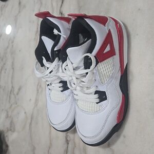 Kids Air Jordan 4 Retro PS 'Red Cement Size 1.5